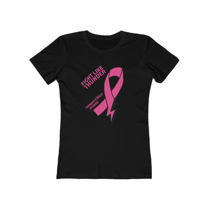 Fight Like Thunder Breast Cancer Awareness Women's T-Shirt Printify